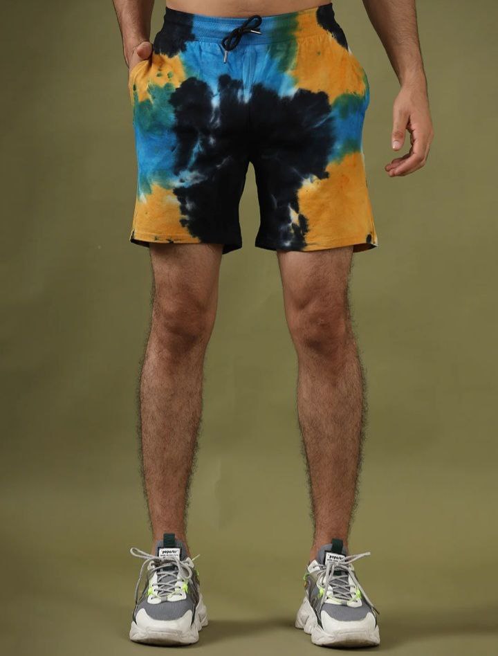 Tie Dye Multicolor Naruto Shorts