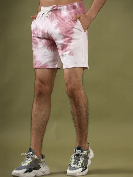 These Tie Dye Dusky Brown Buddha Shorts