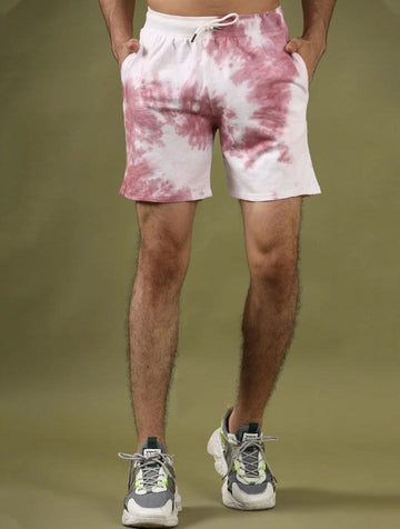 These Tie Dye Dusky Brown Buddha Shorts